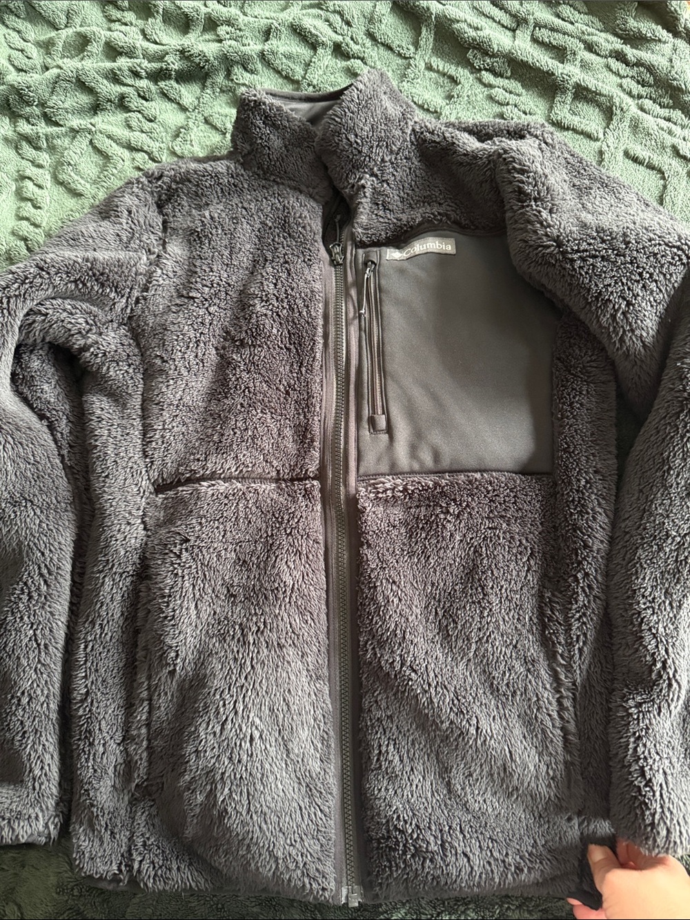 Columbia black Plush Sherpa Fleece Jacket